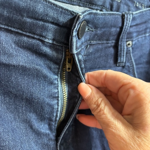 Calvin Klein Jeans Womens 14x30 Dark Indigo Straight Leg Denim Blue Pants #705 - Picture 3 of 12